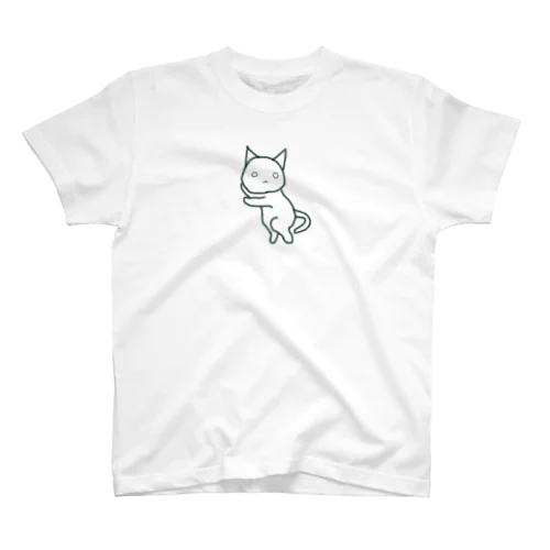 踊る系ねこ Regular Fit T-Shirt