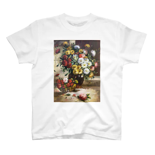 花瓶の花〈油絵〉 Regular Fit T-Shirt