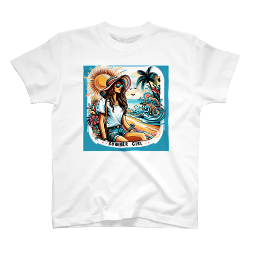 summer girl スタンダードTシャツ