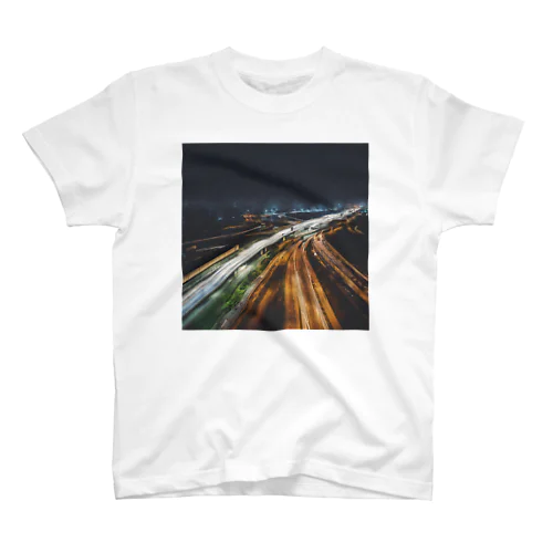 深夜の高速道路〜チルタイム〜 Regular Fit T-Shirt