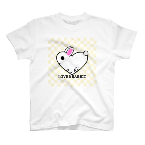 LOVE＆RABBIT(市松)Y スタンダードTシャツ