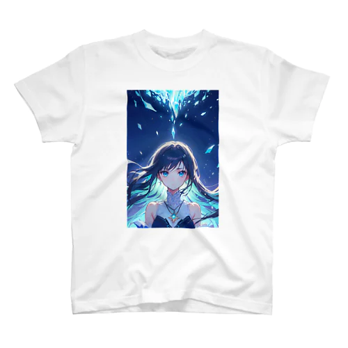 Crystal Journey　〜美麗で神聖、どこか厳かな結晶の旅〜　No.1「Icicle」 スタンダードTシャツ