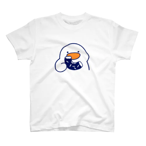 ドーナツ食べるあひるちゃん スタンダードTシャツ