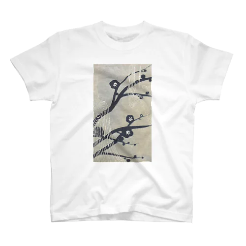 図案　花 Regular Fit T-Shirt