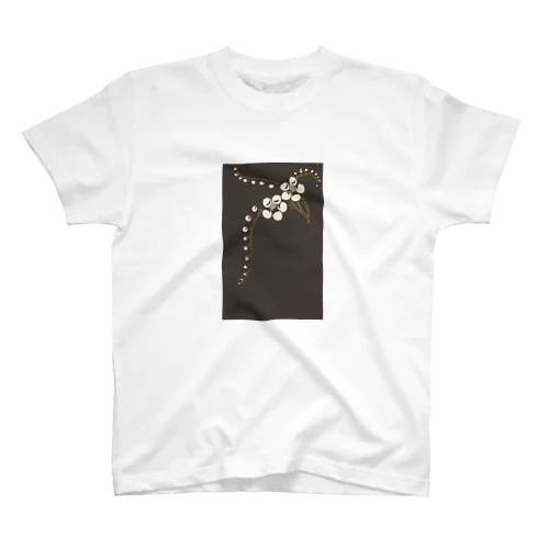 図案　花  Regular Fit T-Shirt