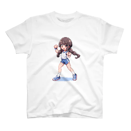 ドット絵体操服の女の子 Regular Fit T-Shirt