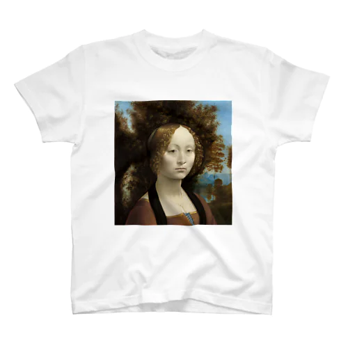 ジネーヴラ・デ・ベンチの肖像 / Ginevra de' Benci スタンダードTシャツ