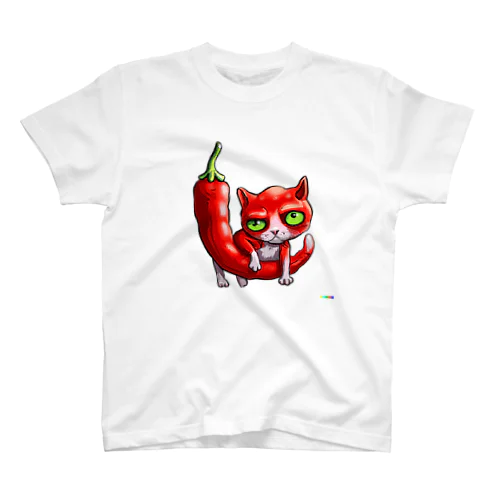 唐辛子猫 Regular Fit T-Shirt
