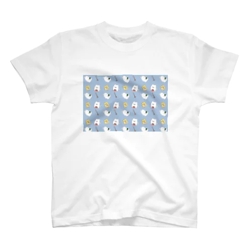 白ぽめちゃんのパターンイラスト Regular Fit T-Shirt