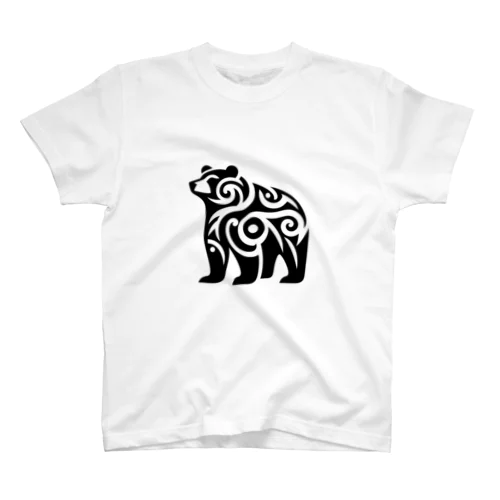 Bear  Tribal Regular Fit T-Shirt