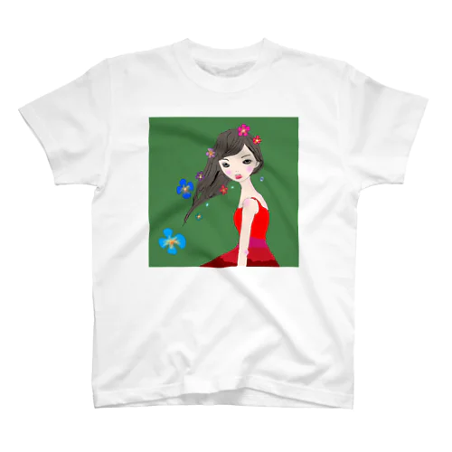 赤い服の少女 スタンダードTシャツ