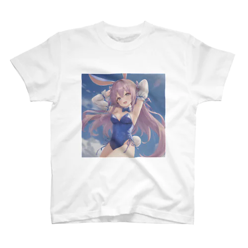 萌え可愛いうさ耳少女♪ スタンダードTシャツ