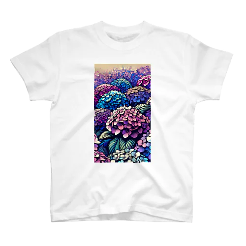 紫陽花の彩り Regular Fit T-Shirt