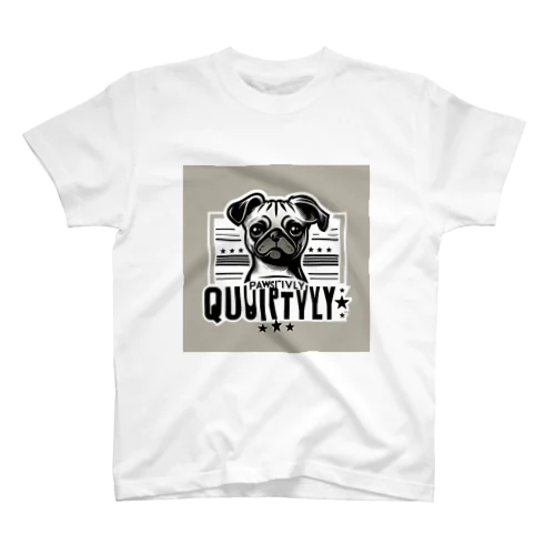 パグチワワ「Pawsitively Quirky」 スタンダードTシャツ