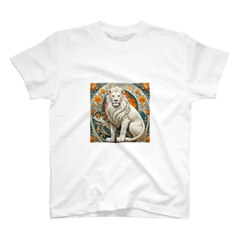 神の使い白いライオン Regular Fit T-Shirt