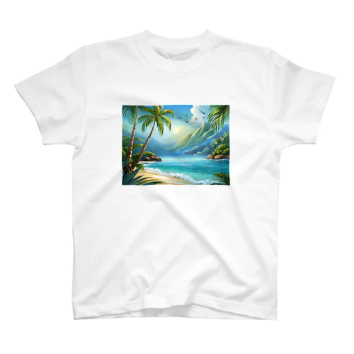 南国の静かな海 スタンダードTシャツ