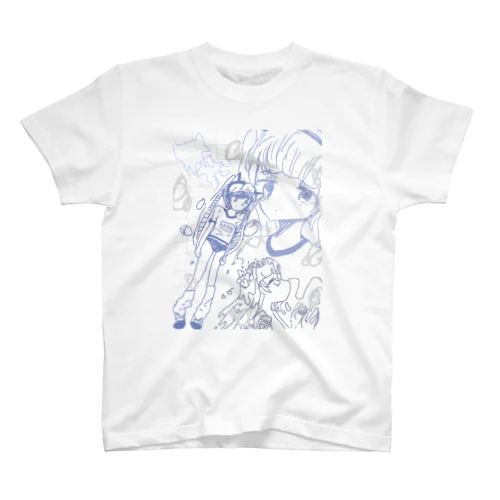 「しろくて、ニューゲーム！　▼」 スタンダードTシャツ