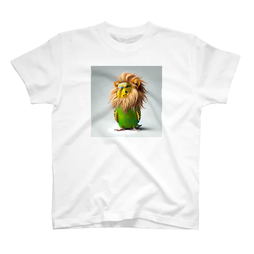 セキセイインコ✕ライオンです、セキセイライオン。 スタンダードTシャツ