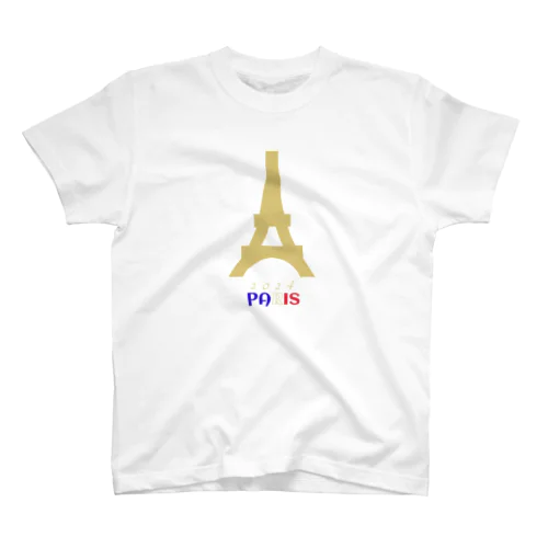 2024 PARIS パリ フランス旅行アイテム スタンダードTシャツ