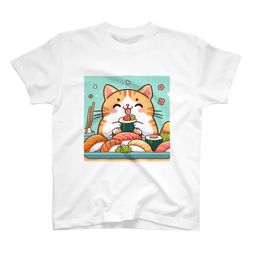 ☆す☆し☆ね☆こ☆ スタンダードTシャツ