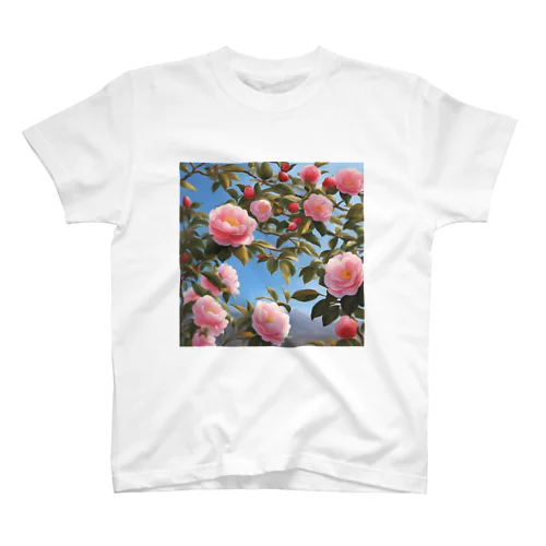 春の訪れ～椿のイラストのアイテム スタンダードTシャツ