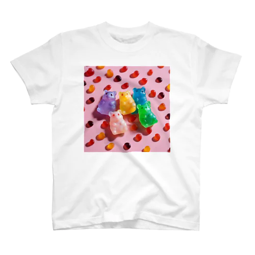 ハムスターのカラフルグミ🌈 スタンダードTシャツ