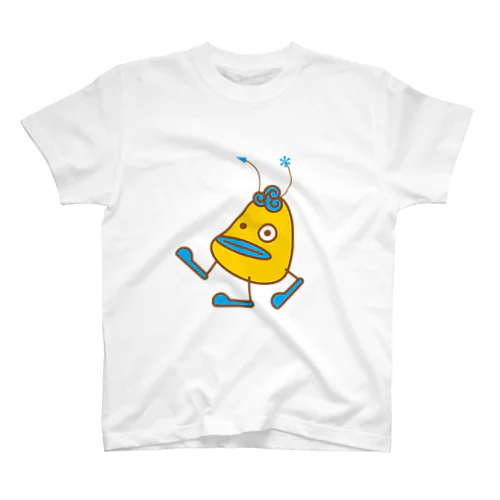 宇宙人（yellow） Regular Fit T-Shirt