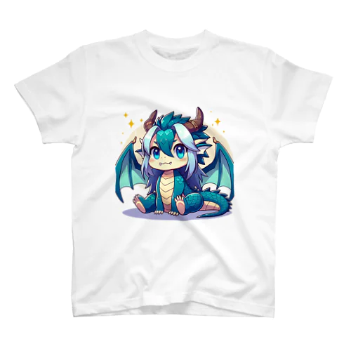 可愛らしいドラゴンマスコット スタンダードTシャツ