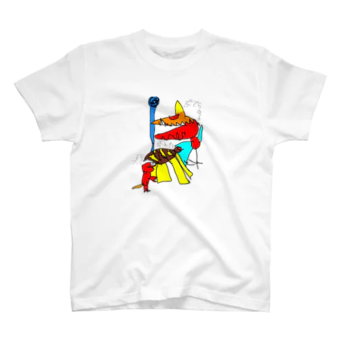 5歳の息子が描いた恐竜 Regular Fit T-Shirt