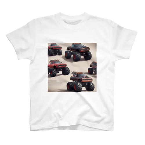 モンスタートラック風の車 スタンダードTシャツ