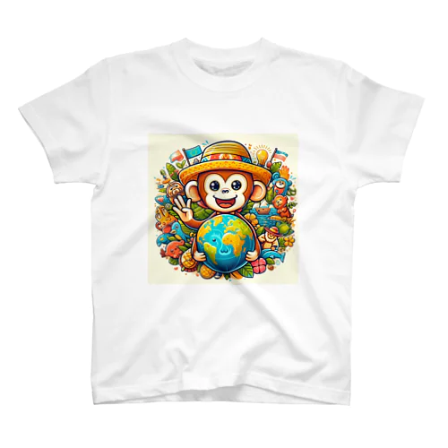 happy monkey Regular Fit T-Shirt