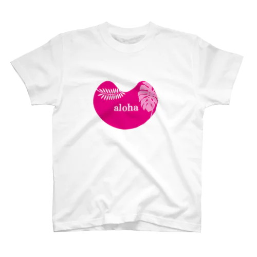 ピンク　ハート　aloha Regular Fit T-Shirt