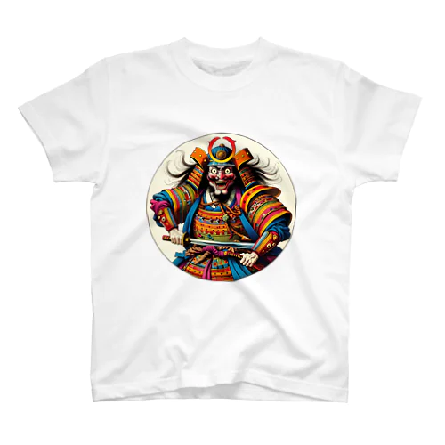 浮世絵 ド派手侍 Ukiyoe Flamboyant Samurai [UDS-DL-SR001-0004] Regular Fit T-Shirt