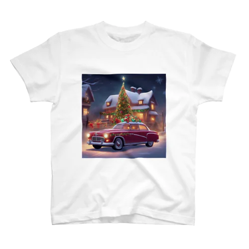 クリスマス仕様の車 スタンダードTシャツ