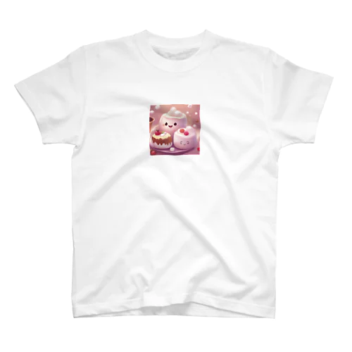 ふわふわマシュマロかわいいプリン Regular Fit T-Shirt