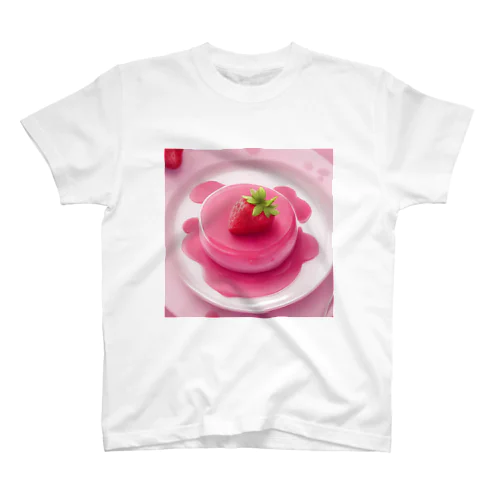 ピンクストロベリーかわいいプリン Regular Fit T-Shirt