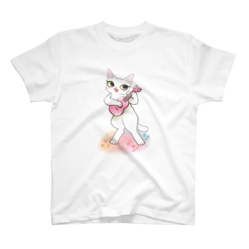 ウクレレねこ Regular Fit T-Shirt