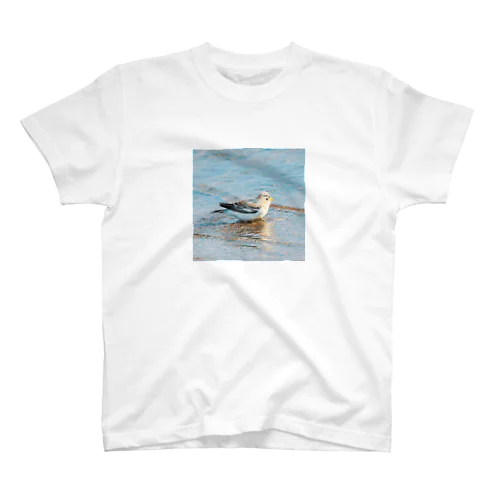水辺のユキホオジロ スタンダードTシャツ