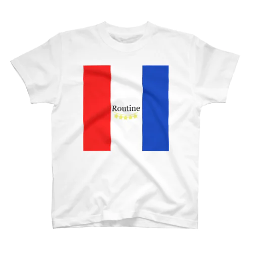 ルーティン 国旗ロゴ スタンダードTシャツ