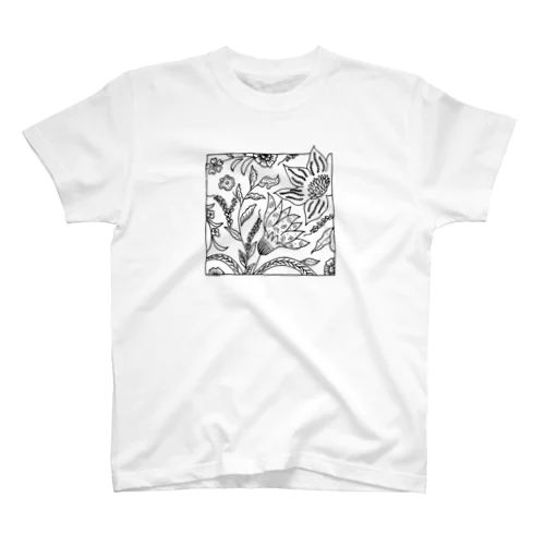 ジャワ更紗の花模様 スタンダードTシャツ