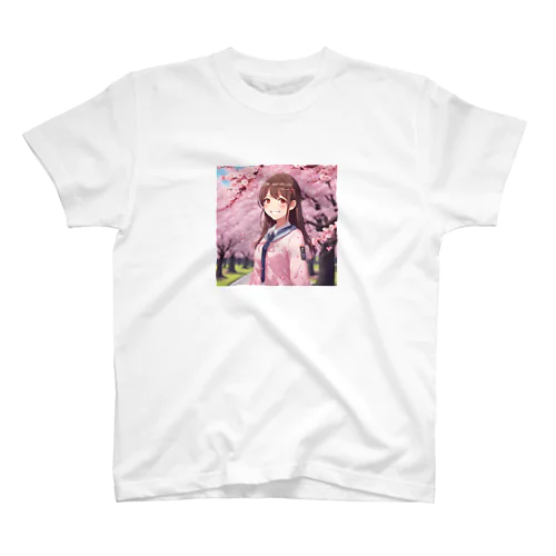 桜の下で会いましょう。 Regular Fit T-Shirt