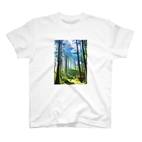 One_order 神秘的な森林 スタンダードTシャツ
