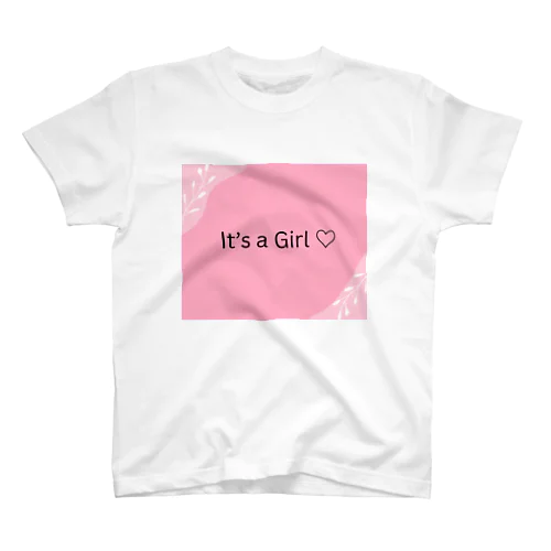 おめでとう its a girl  スタンダードTシャツ