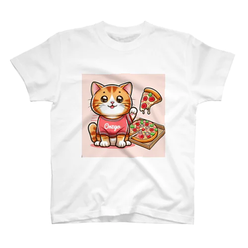 ピザでも食っとけや！ねこピザパーティーの開催です Regular Fit T-Shirt