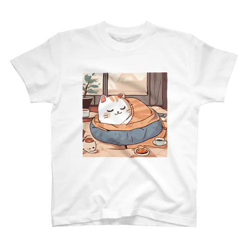 温まる猫 スタンダードTシャツ