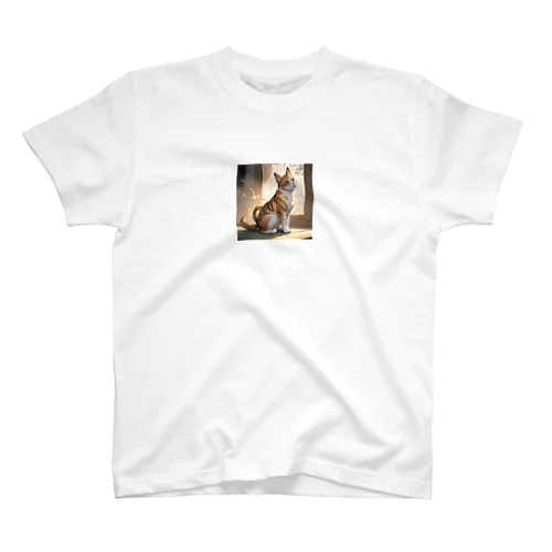 金運招きネコ（CGイラスト） Regular Fit T-Shirt