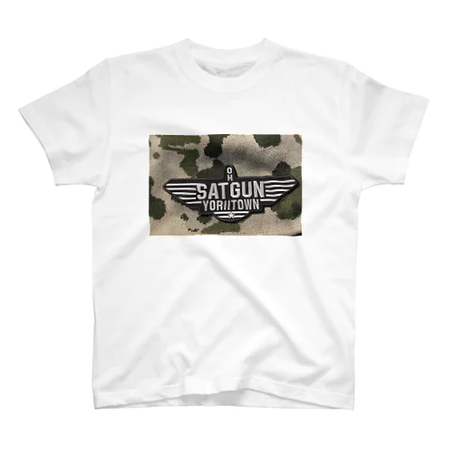 カモ柄とバンダナ柄の大里軍公認Tシャツ Regular Fit T-Shirt