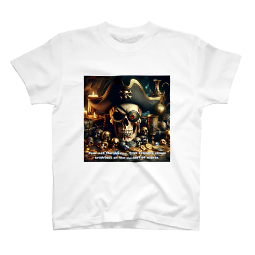 Shadowed Treasures: The Pirate's Legacy Regular Fit T-Shirt