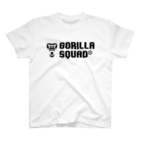 GORILLA SQUAD ロゴ黒 スタンダードTシャツ