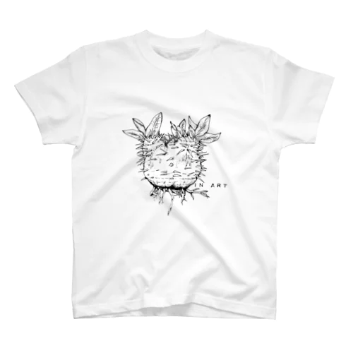 パキポディウム・ボタニカルアート（植物）  Regular Fit T-Shirt